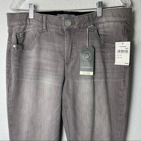 Wit & Wisdom Gray Bootcut Jean - Picture 8 of 16